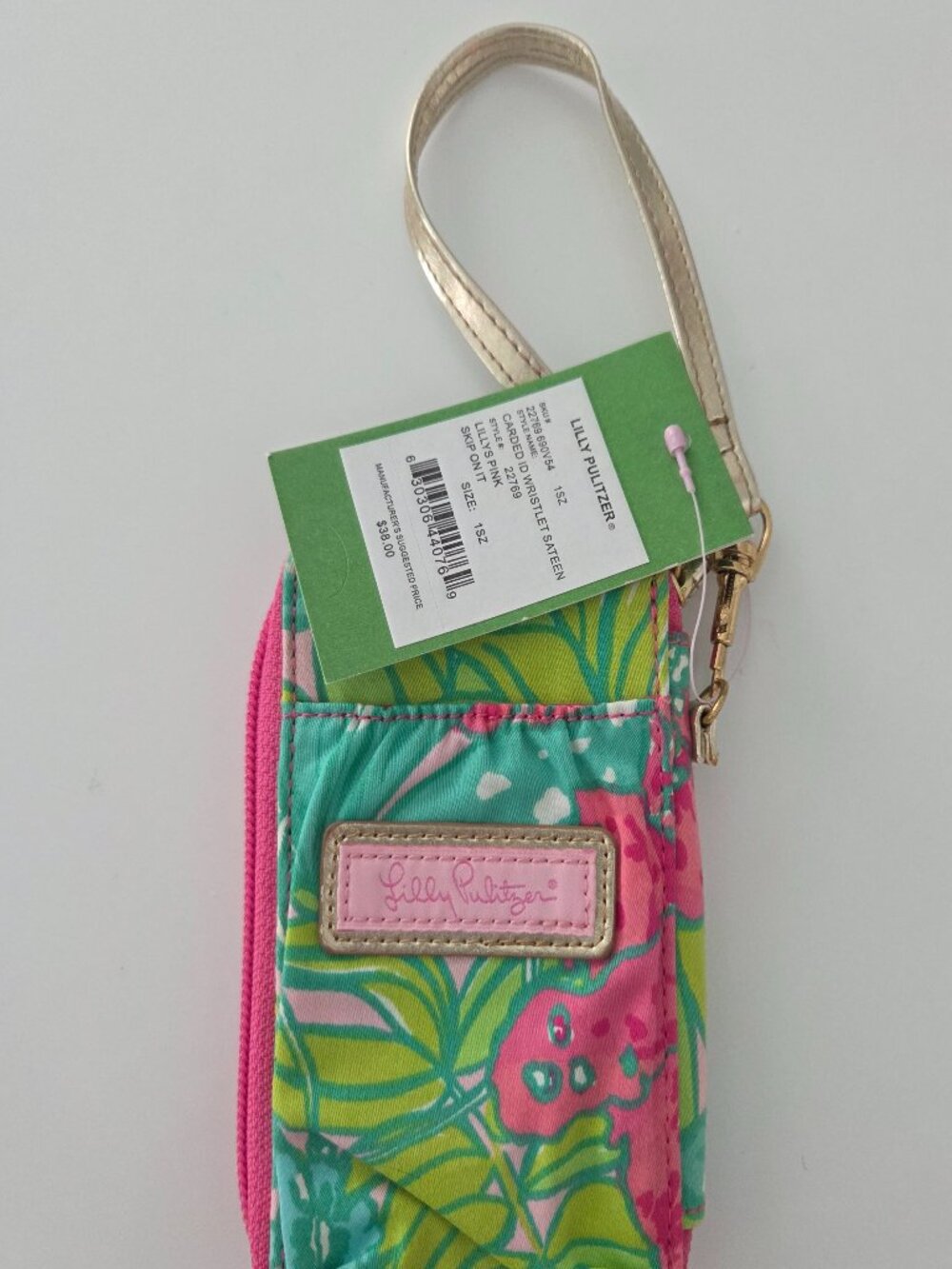 NWT Lilly Pulitzer Carded ID Wristlet - Picture 2 of 6